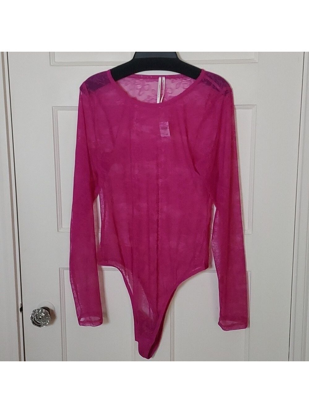 Anthropologie The Harlowe Lace Bodysuit In Orchid